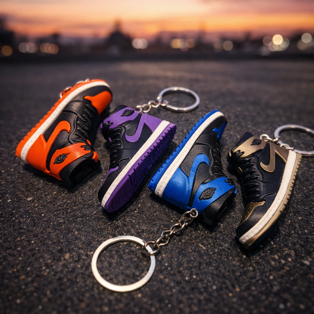 KC01  - NIKE AIR JORDAN 1 inspired KEYCHAIN.