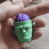 K007  - Frankenstein Fidget Clicker Keychain