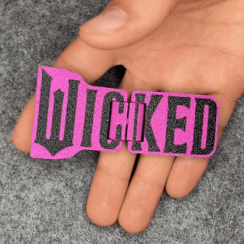 Wicked Flip 3D Printed Hinge Fidget 🔄 - FP001