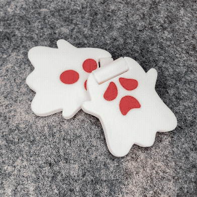 Halloween Ghost Flip Fidget Hinge Fidget 🔄 - FP003