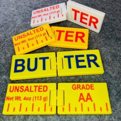 Stick of Butter Slider + Flip Fidget Hinge Fidget 🔄 - FP002