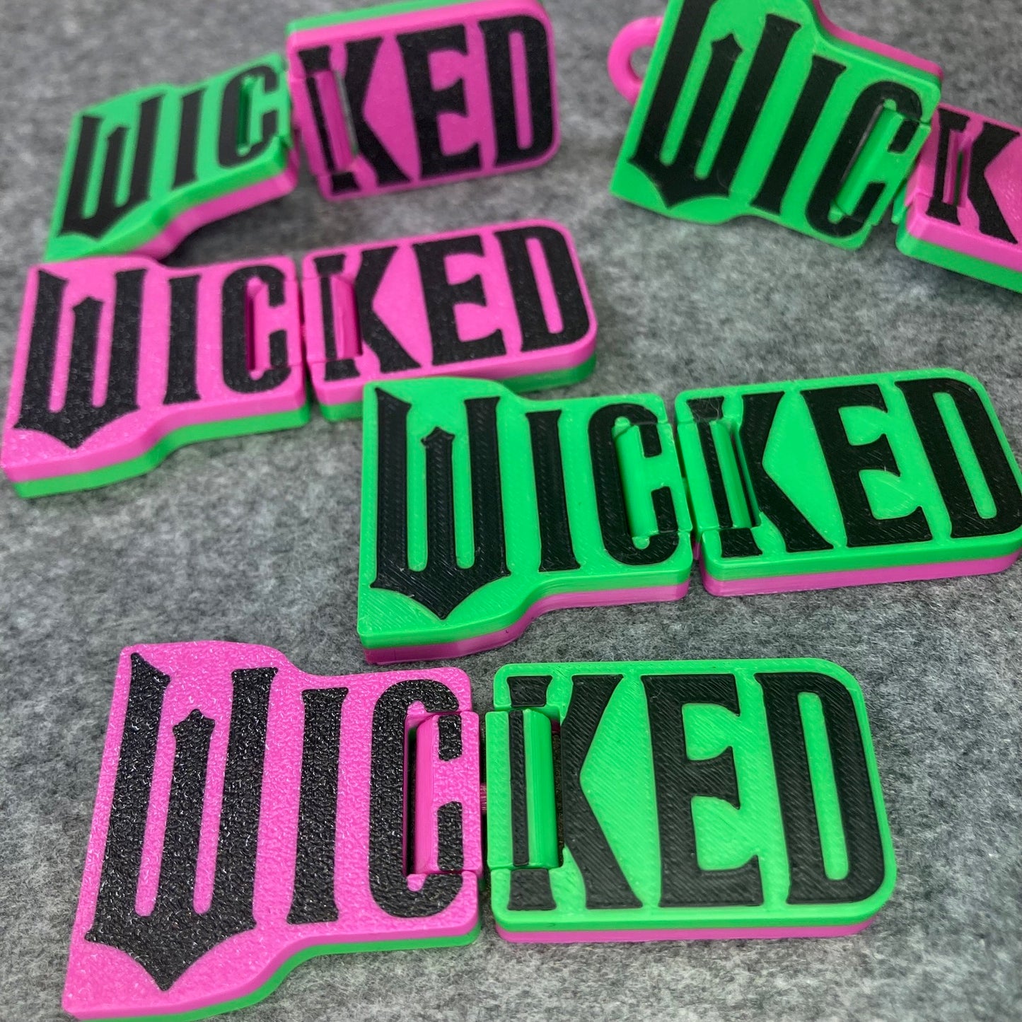 Wicked Flip 3D Printed Hinge Fidget 🔄 - FP001