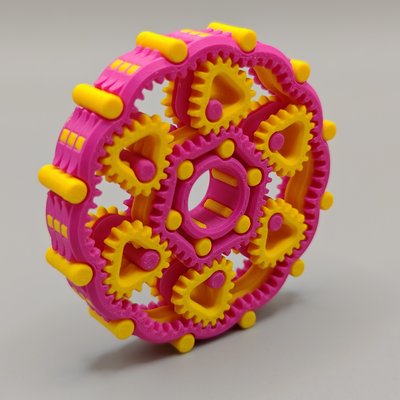 "Core” for Kids – Geometric Planetary Gears 3D Printed Fidget Spinner 🌈 - SP05