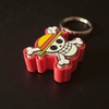 K002 - Straw Hat Pirates Flag (Jolly Roger) Clicker Keychain