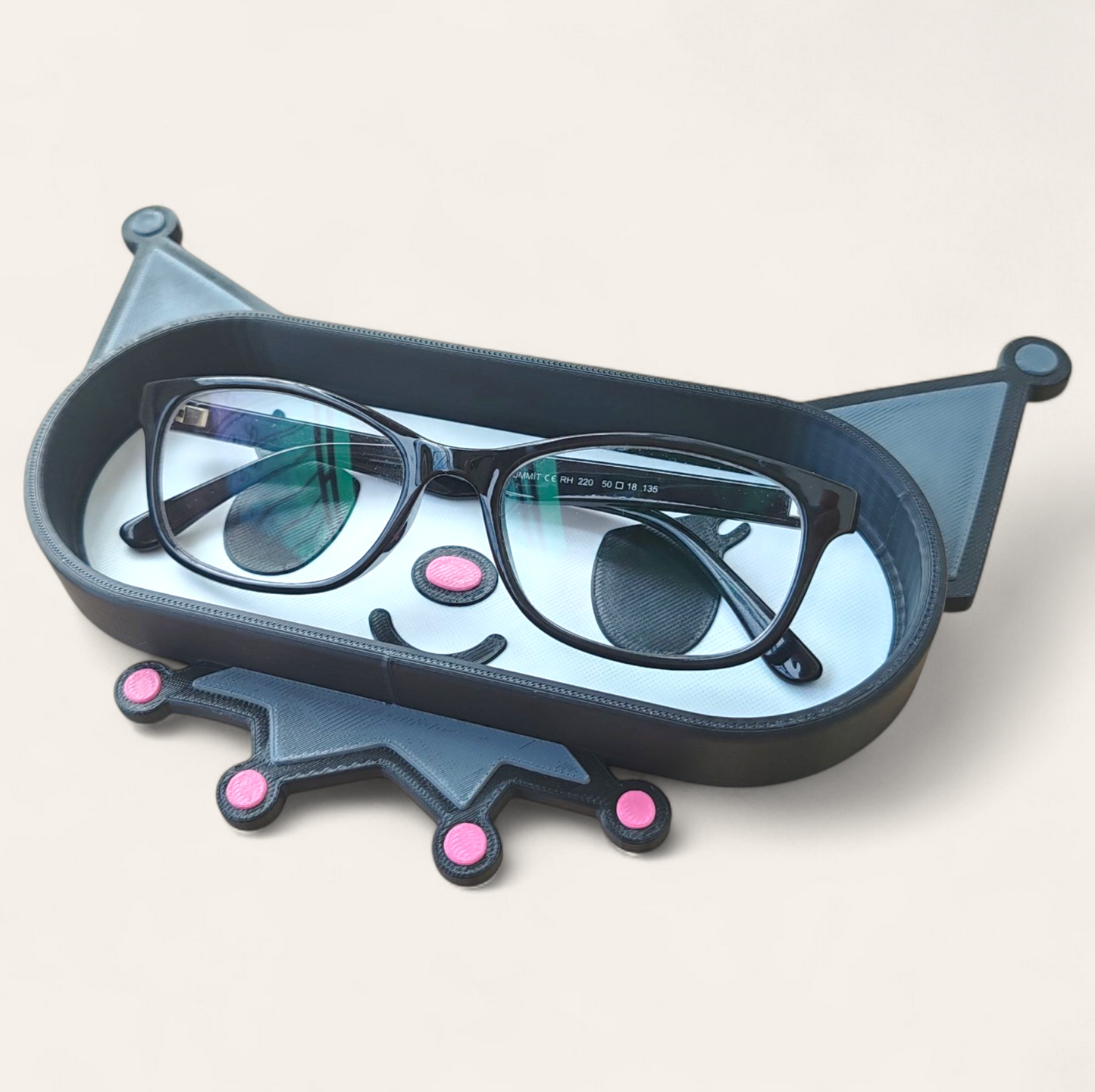K001 - Kuromi Glasses Tray - Key Stand