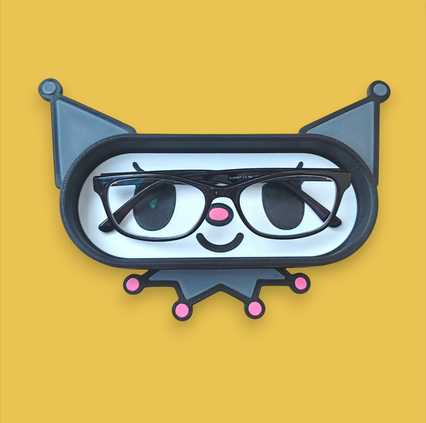 K001 - Kuromi Glasses Tray - Key Stand