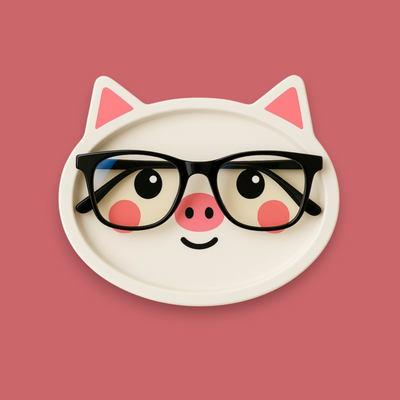 K007 - Piggy Tray – Glasses Holder / Multi-Purpose Tray
