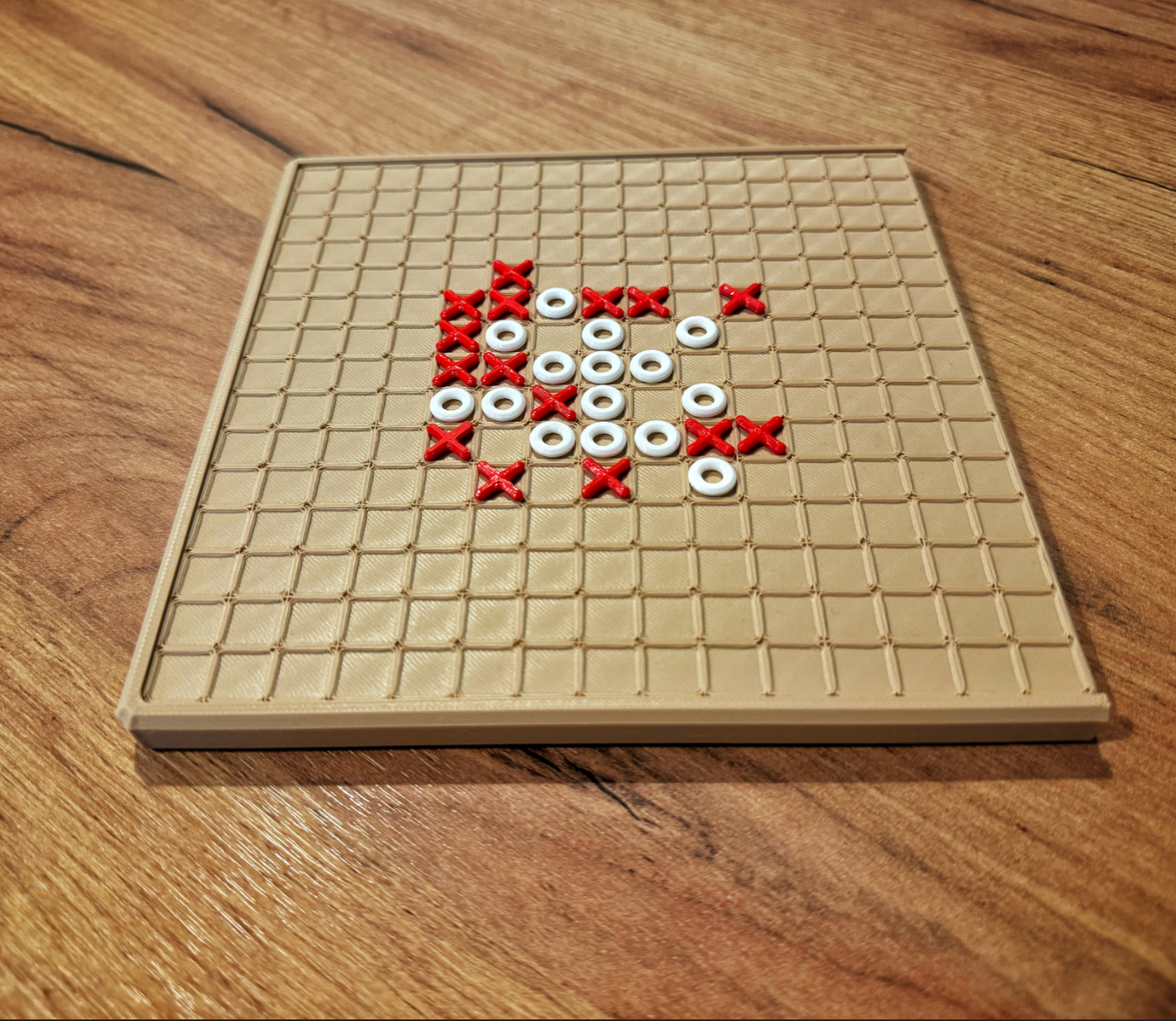 Tic Tac Toe 15×15 – Strategy Edition (3D Printed Game Board)