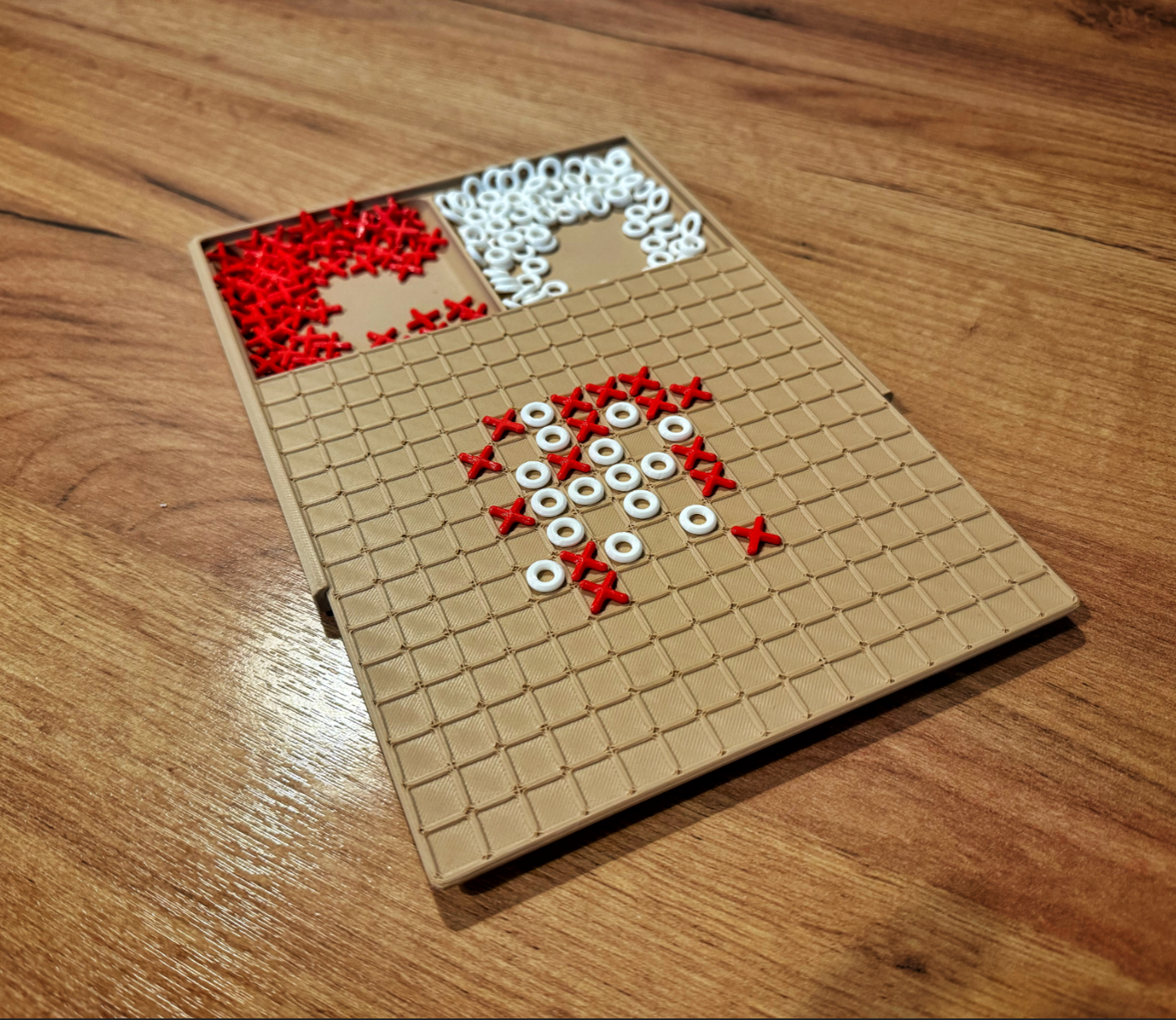Tic Tac Toe 15×15 – Strategy Edition (3D Printed Game Board)