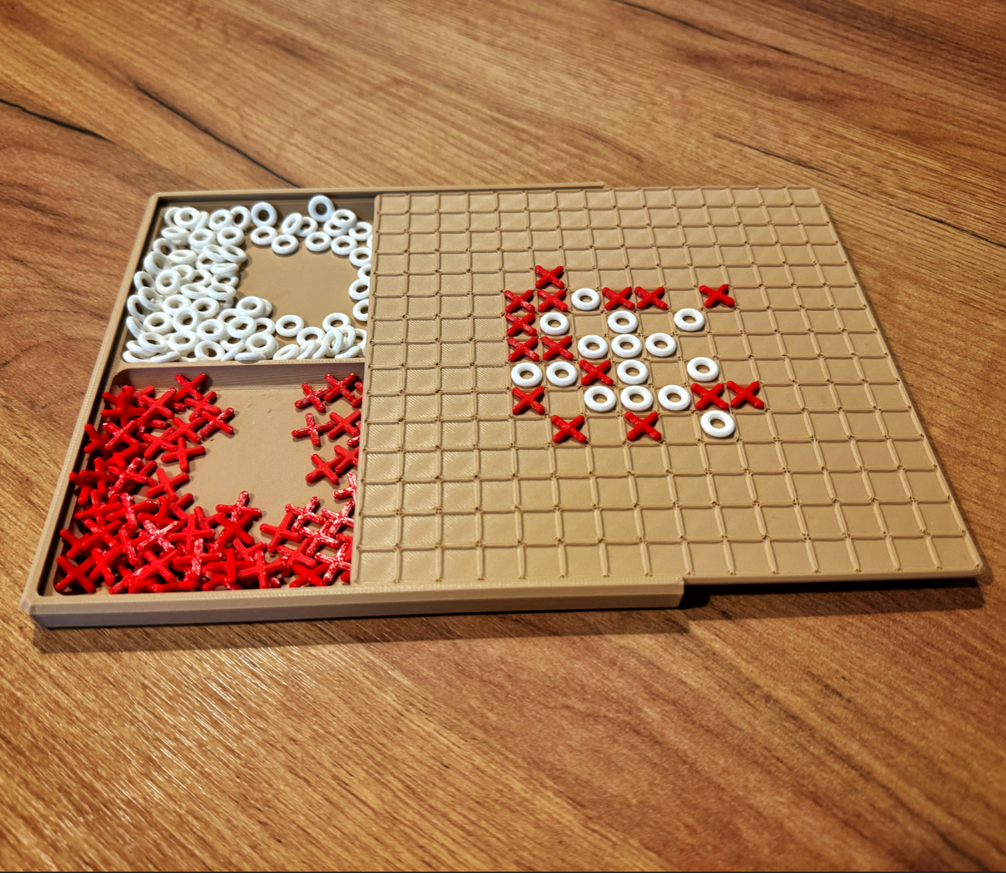 Tic Tac Toe 15×15 – Strategy Edition (3D Printed Game Board)