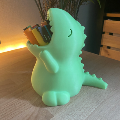 T-Rex Dinosaur Pencil Holder – Cute Desk Organizer