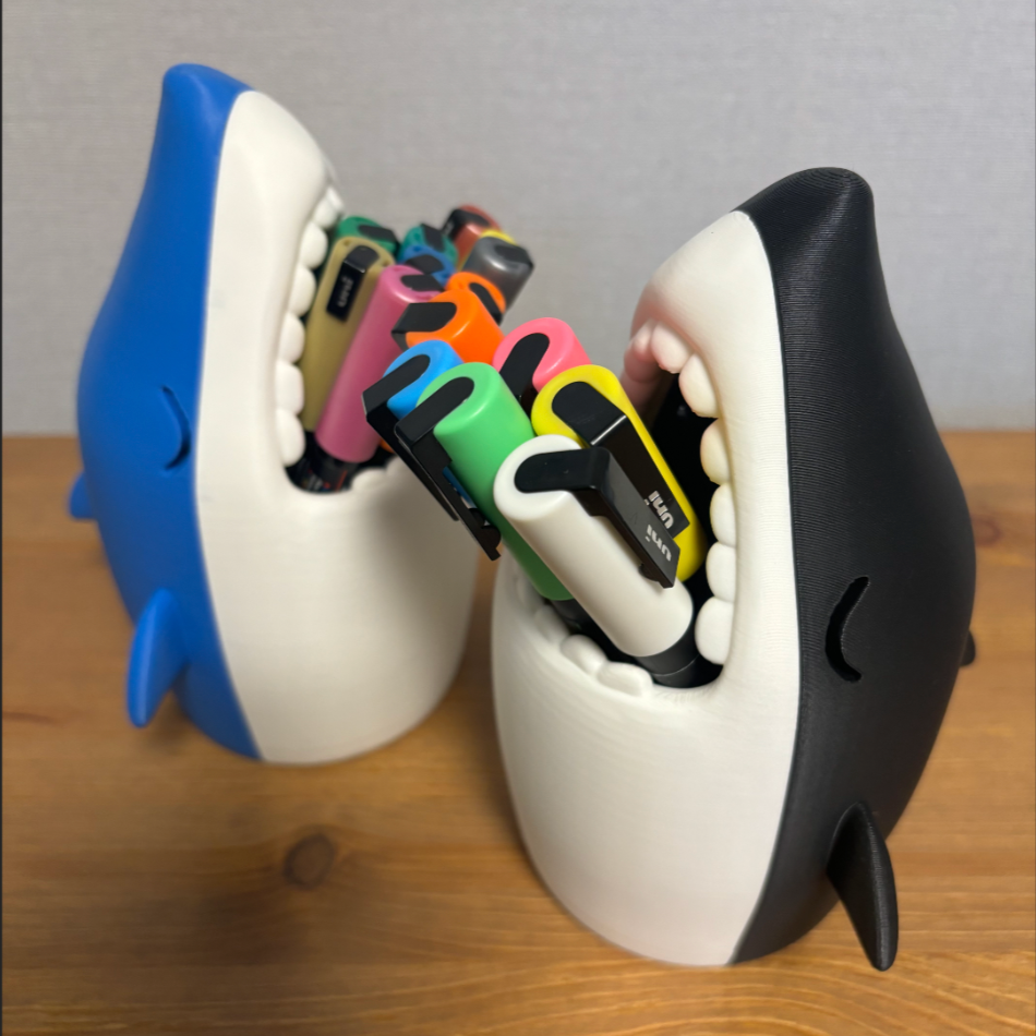 Shark Pencil Holder – Fun & Fierce Desk Organizer