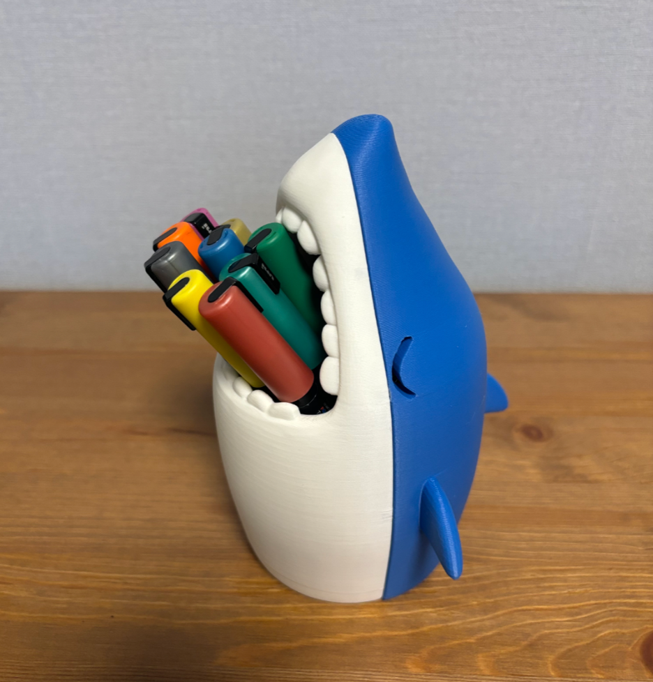 Shark Pencil Holder – Fun & Fierce Desk Organizer