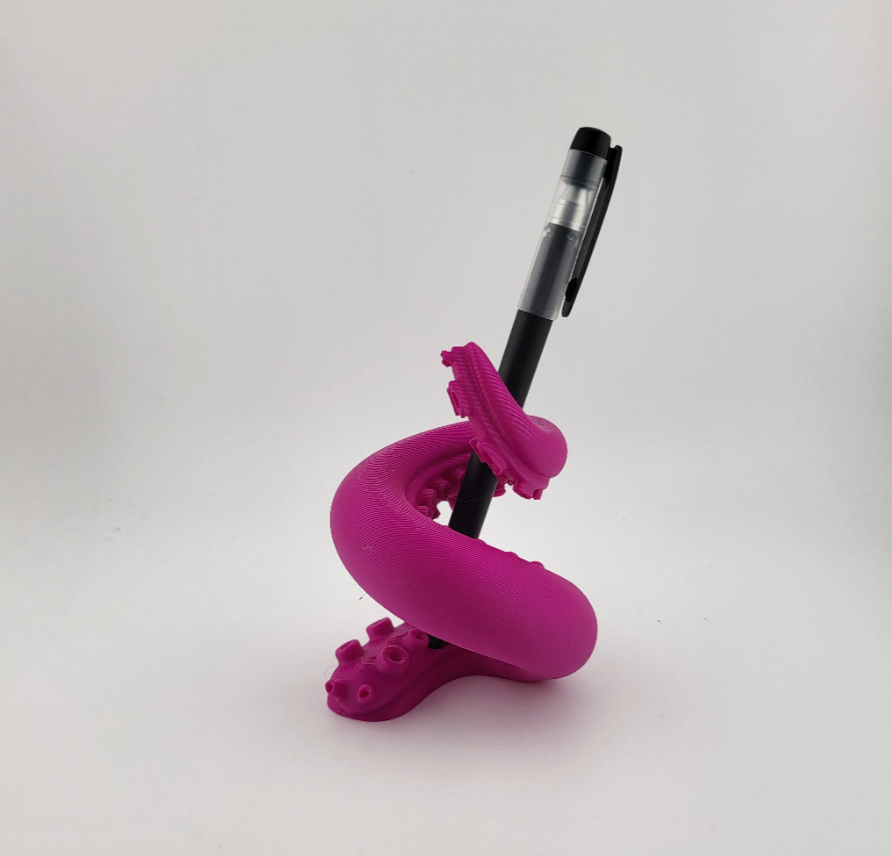 Octopus Tentacle Pen Holder – Unique 3D Printed Desk Decor