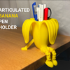 Articulated Banana Pen Holder – Fun & Functional Desk Accessory