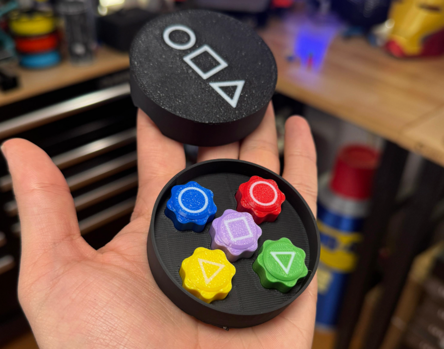 Squid Game Gonggi – 3D Printed Edition