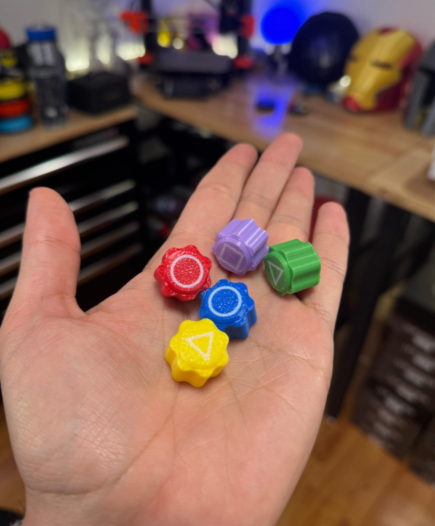 Squid Game Gonggi – 3D Printed Edition