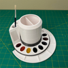 Rotating Paint Station – Designed for Neat, Easy & Efficient Art Sessions  - P004