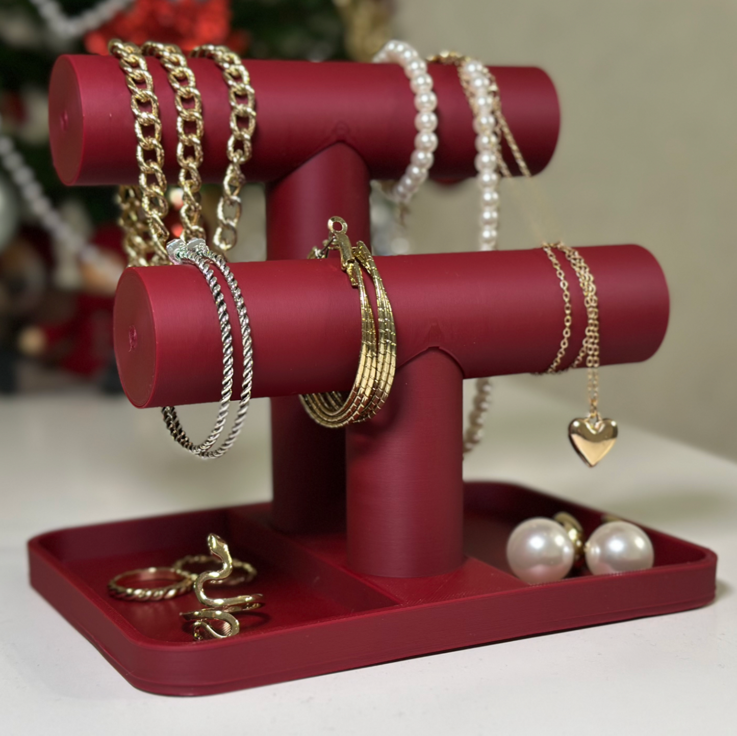 Jewelry Organizer for Necklaces, Bracelets, Rings - J001