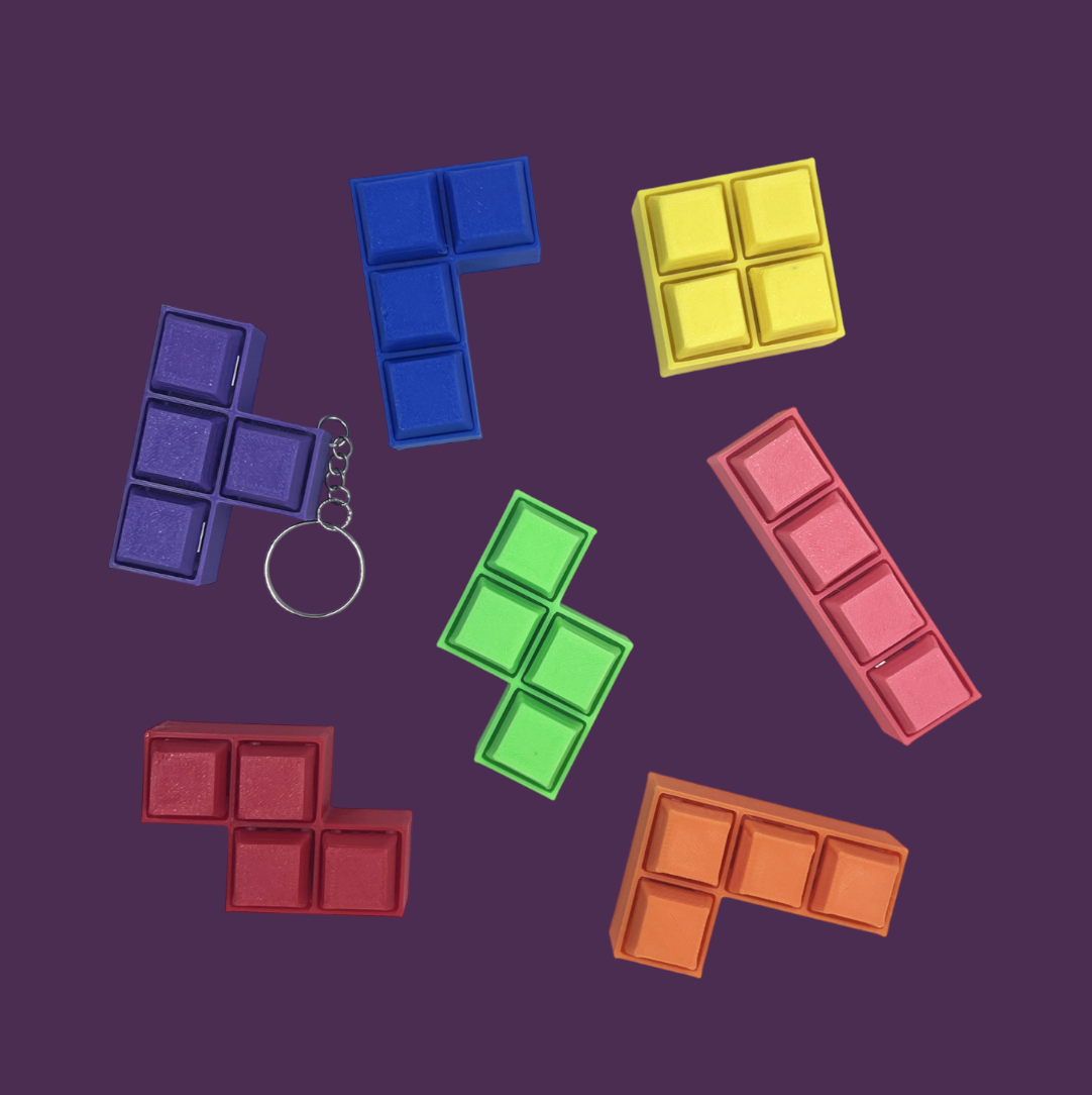 K008  - Keypad Fidget Keychain