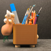 Cow Desk Organizer – Cute 3D Printed Pen & Stationery Holder